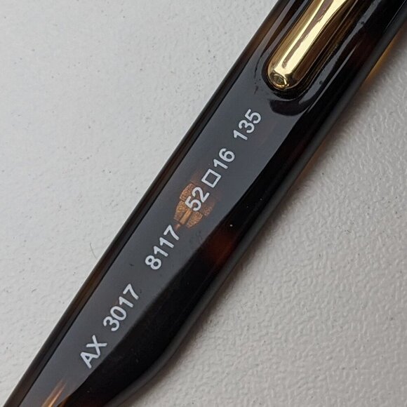 🕶️ Armani Exchange AX3017-8117 Butterfly Eyeglasses 52/16-135 / JLE711🕶️ - Picture 6 of 8